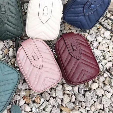 Woman fashion genuine leather phone bag 202435