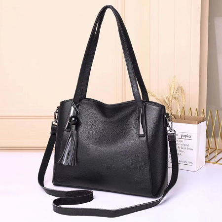 Woman daily tote genuine leather handbag 202469