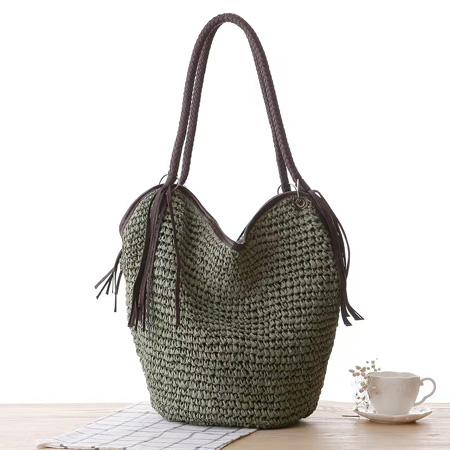 Fashion straw beach bag 202533