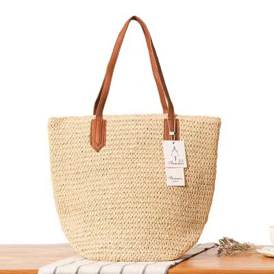 Fashion straw beach bag 202537