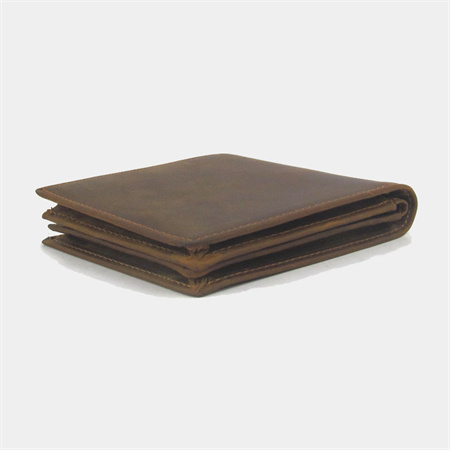 men vintage genuine leather wallet 2021010